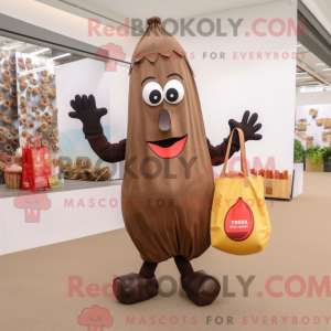 Brun Pepper maskot kostyme...