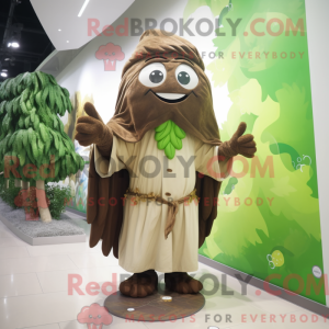 Brown Beanstalk mascot...