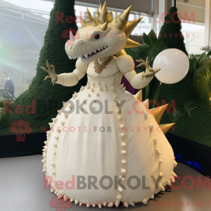 Cream Stegosaurus...