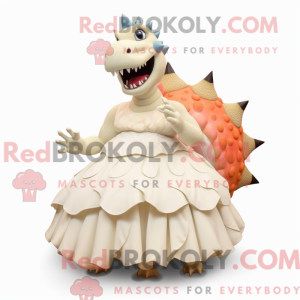 Cream Stegosaurus...