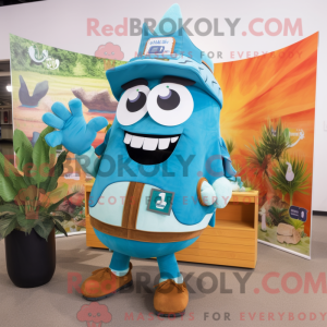 Costume de mascotte de Cyan...