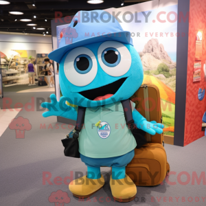 Costume de mascotte de Cyan...