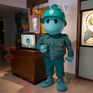 Disfraz de mascota Teal...