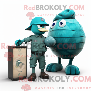 Postava maskota Teal...
