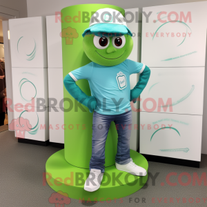 Green Wedding Cake mascot...
