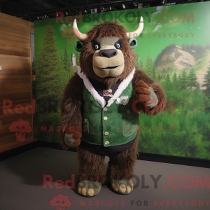 Forest Green Buffalo maskot...