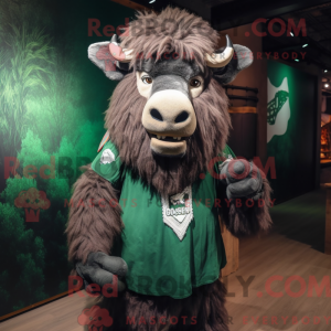 Forest Green Buffalo maskot...