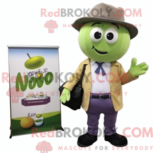 Postava maskota Olive Plum...