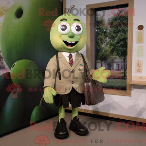 Olive Plum mascottekostuum...