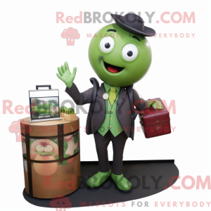Olive Plum mascottekostuum...