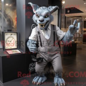 Gray Gargoyle mascot...