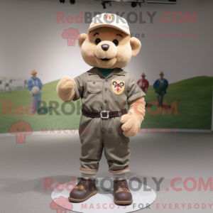 Army Soldier maskot kostume...