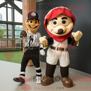 Creme Pirate maskot kostume...