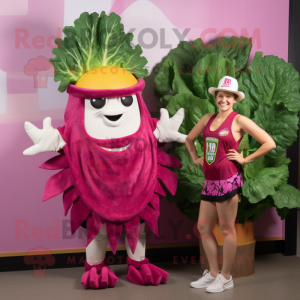 Magenta Caesar Salad maskot...