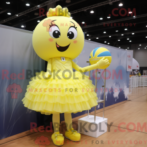 Lemon Yellow Volleyball Net...