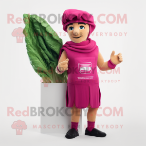 Magenta Caesar Salad maskot...