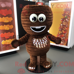 Brun Candy Box maskot...