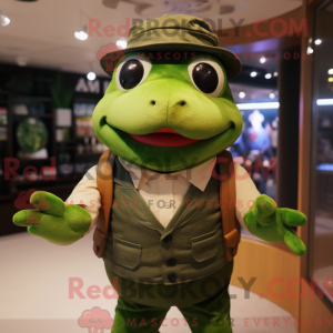 Frog mascot costume...
