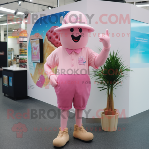 Pink Ice Cream mascotte...