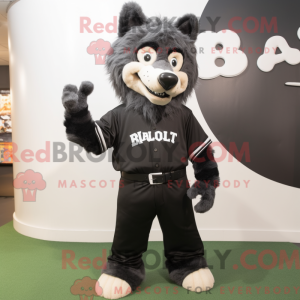 Black Say Wolf maskot...