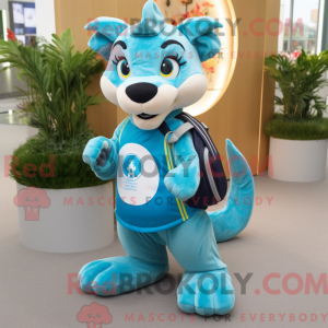 Disfraz de mascota Cyan...