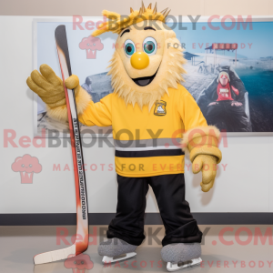 Gold Ice Hockey Stick...