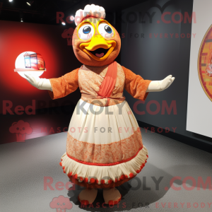 Figura de máscara de frango...