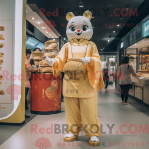 Dim Sum-mascottekostuum...