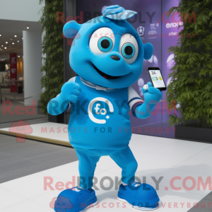 Disfraz de mascota de Blue...