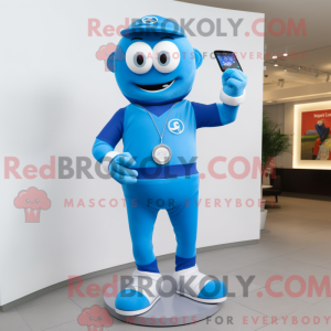 Disfraz de mascota de Blue...