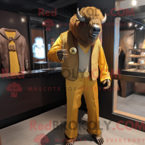 Máscara Gold Bison com...