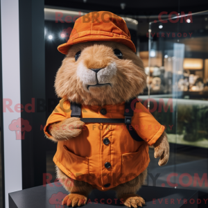 Rust Marsvin maskot kostume...