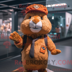 Rust Marsvin maskot kostume...