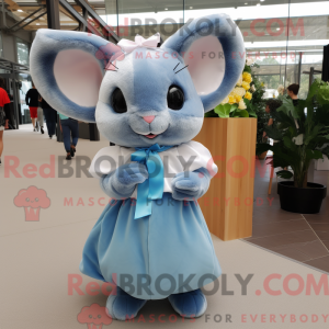 Sky Blue Chinchilla mascot...