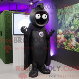 Zwart aubergine...