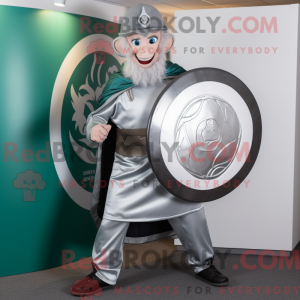 Sølv Celtic Shield maskot...