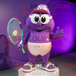 Lila Tennisschläger...