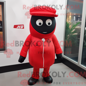 Postava maskota maskota Red...