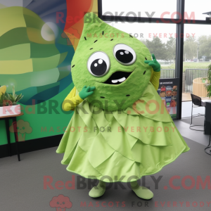 Postava maskota Lime Green...