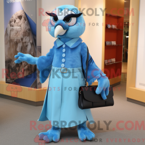 Postava maskota Sky Blue...
