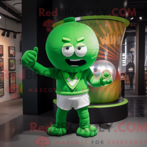 Green Human Cannon Ball...