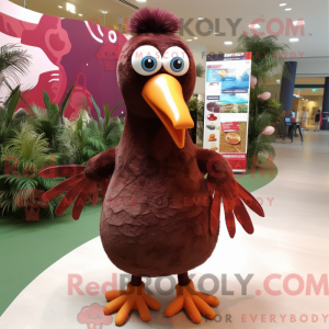 Maroon Tyrkiet maskot...