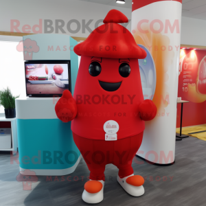 Red Mango mascotte kostuum...