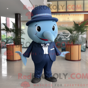 Maskotka Blue Whale kostyme...