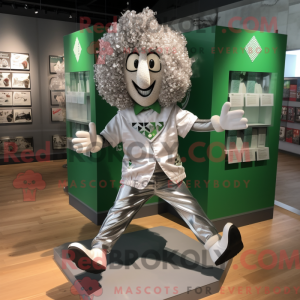 Sølv irske dansesko maskot...