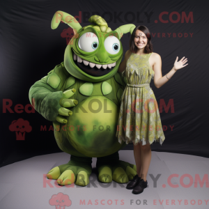 Postava maskota Olive Demon...