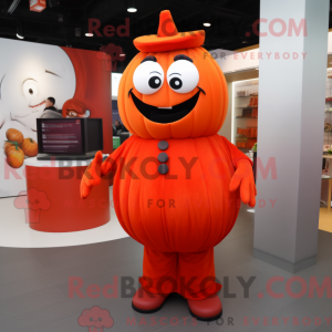 Red Pumpkin maskot...
