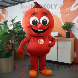 Red Pumpkin maskot...