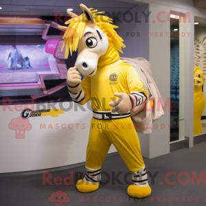 Costume mascotte de Quagga...