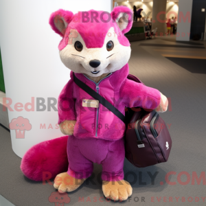 Postava maskota Magenta...